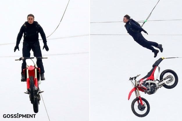 tom cruise bike off cliff