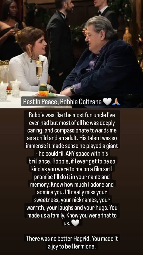 Rest in peace, robbie coltrane.