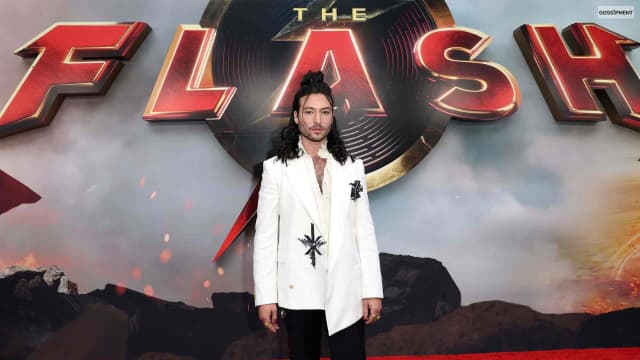 Ezra Miller at The Flash premiere