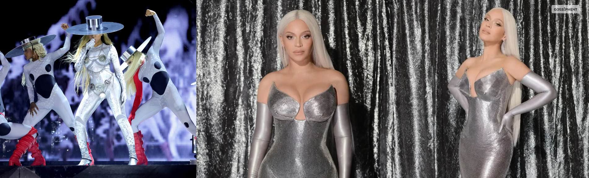 Cover Image for Beyonce Was Dripping Glamour With Her Platinum Blond Hair, For Her Movie Premiere