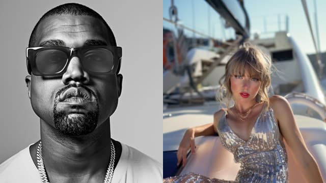 Kanye West and Taylor Swift