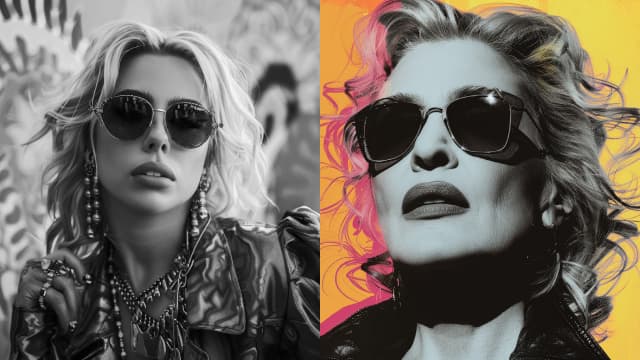 Lady Gaga and Madonna