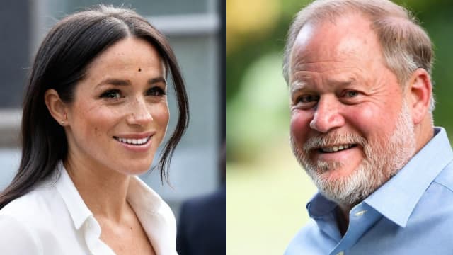 Meghan and Thomas Markle