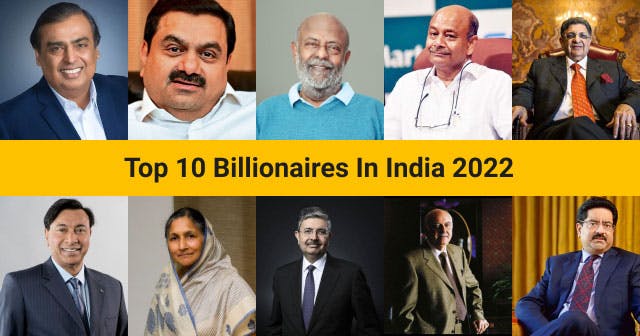 Cover Image for As Per Forbes Top 10 Billionaires In India 2022