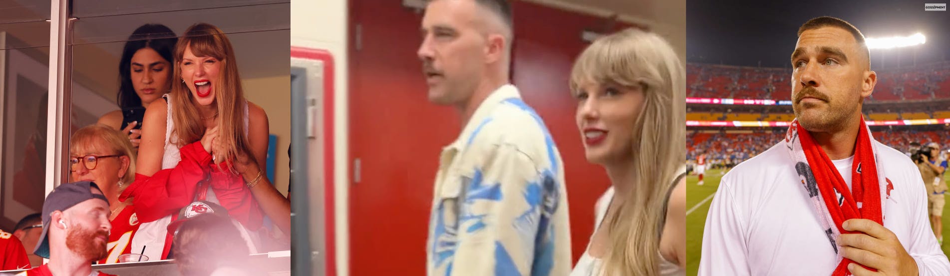 Cover Image for Taylor Swift Looked Cozy With Travis Kelce As They Left The Game Together