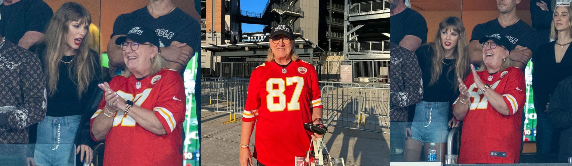 Cover Image for Travis Kelce’s Mom Donna Has Opened Up About Taylor Swift While Romance Keeps Brewing