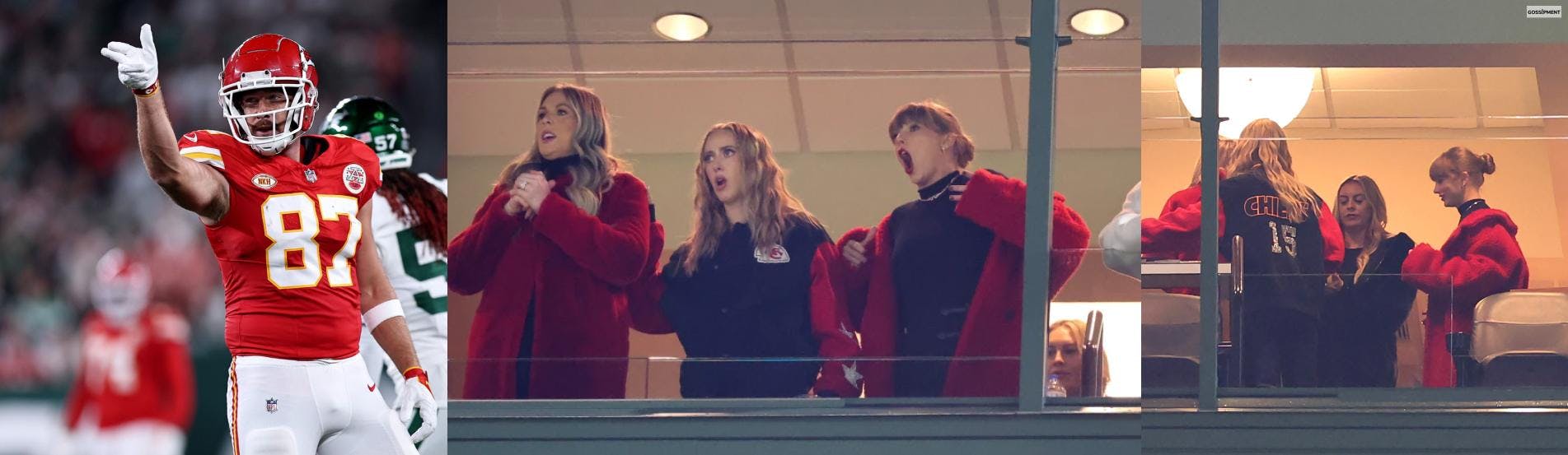 Cover Image for Taylor Swift Went To Support Travis Kelce For His Match Against Green Bay