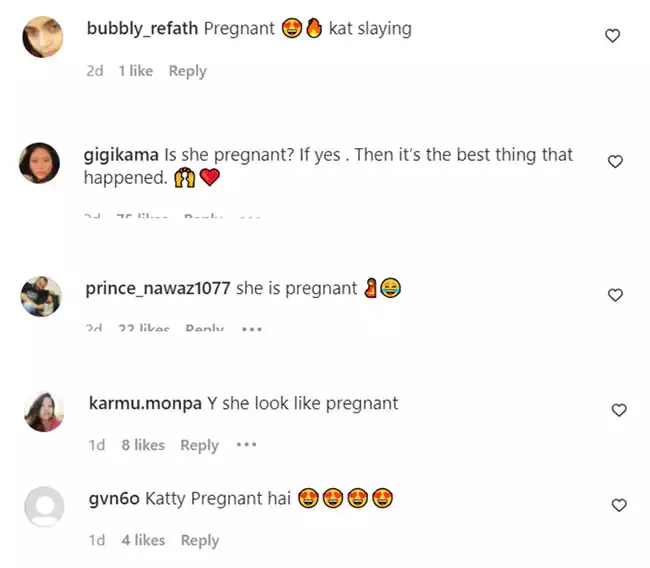 Katrina Kaif Pregnant comments