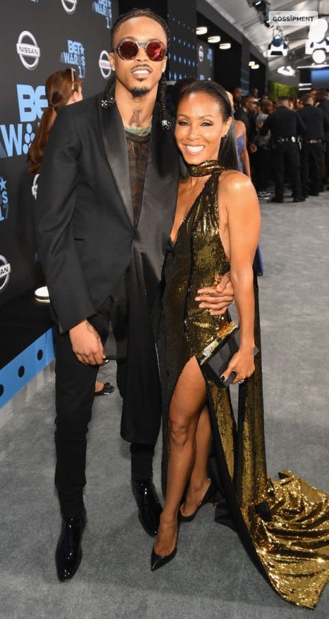 August Alsina and Jada Pinkett attended 2017 BET awards together