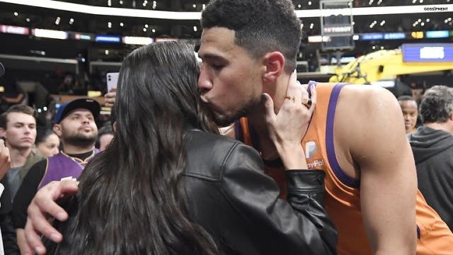 PDA from Kenny and Devin after the Suns defeated the Lakers