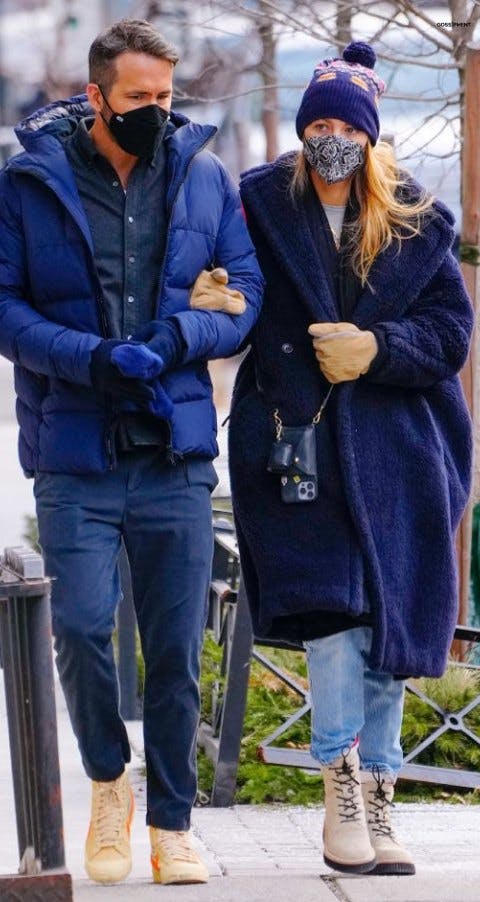 couple was photographed together on a chilly morning in New York City