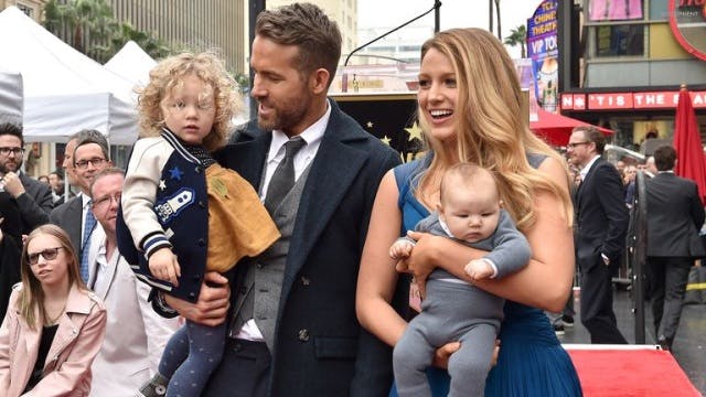first public appearance with their kids to support Ryan’s star on the Hollywood Walk of Fame