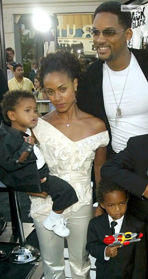 newly married couple welcomed their son Jaden in July 1998