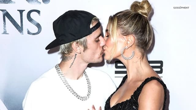 Justin Bieber kiss Hailey