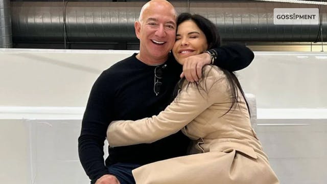 Jeff Bezos and Lauren